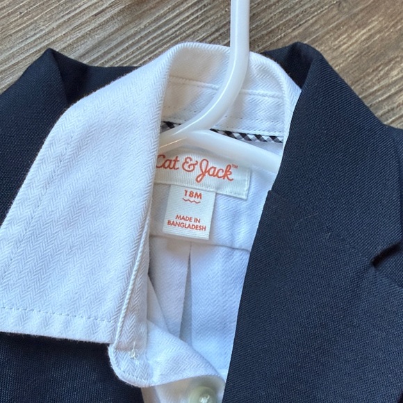 Cat & Jack Toddler Navy Suit Set - Picture 2 of 6